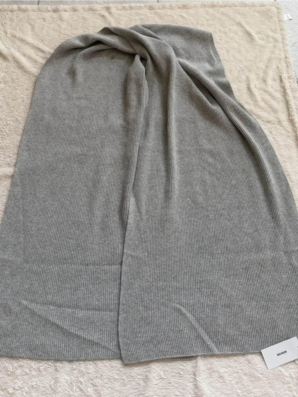 Buck Mason Idllywind Cashmere Merino Scarf Unisex NWT